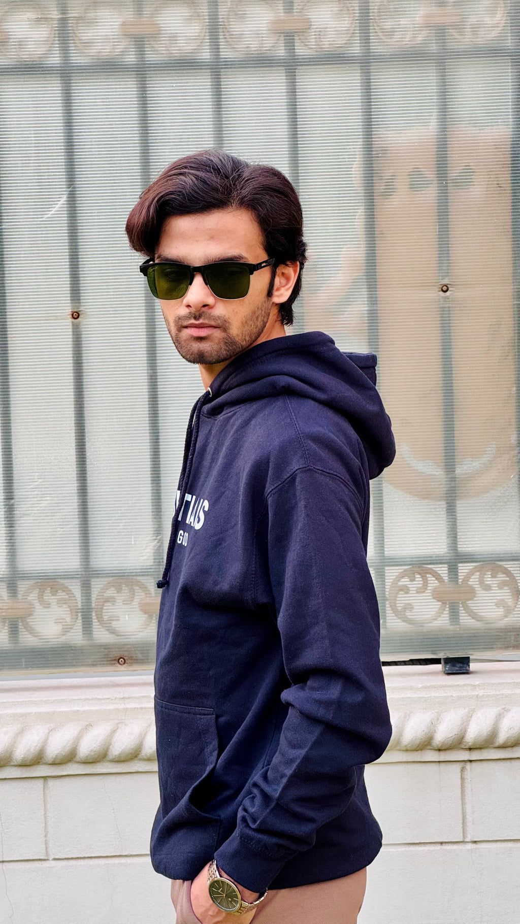 Essentials Navy Blue Hoodie