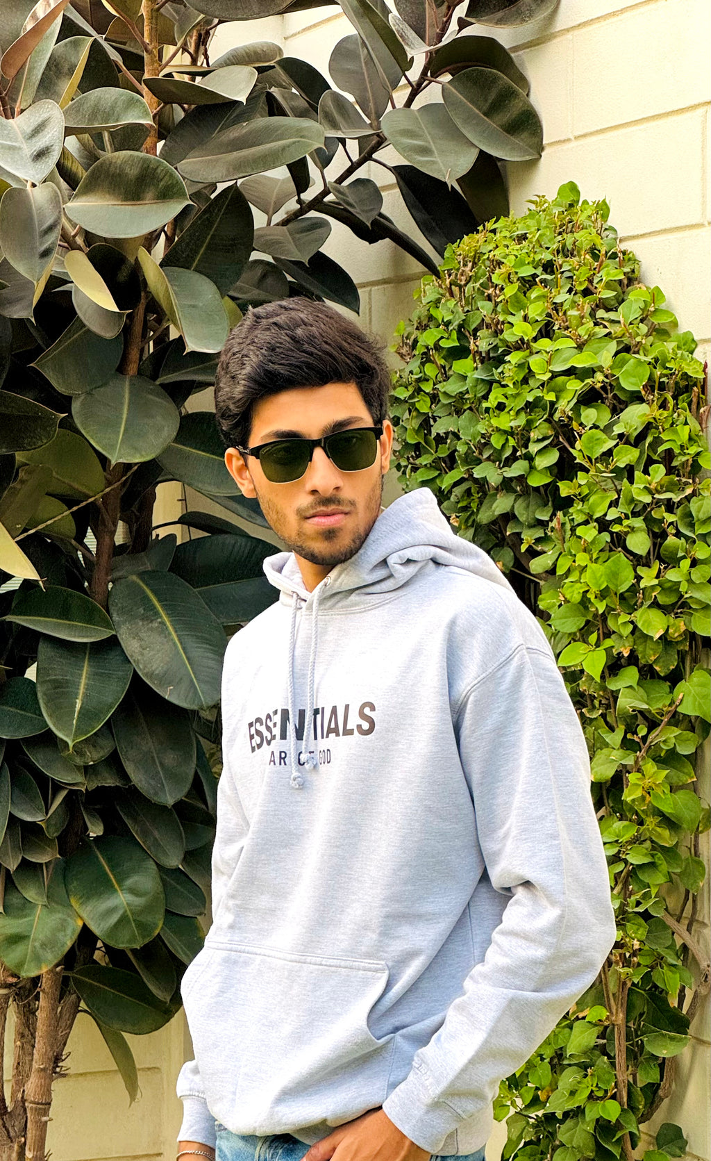 Essential Heather Grey Hoodie