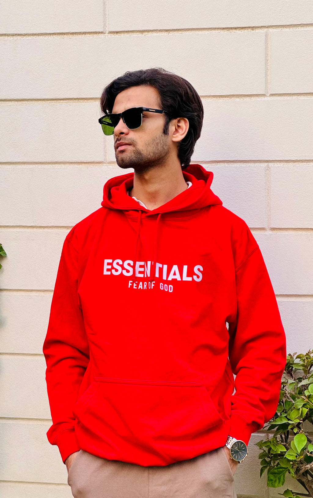 Crimson Red Hoodie