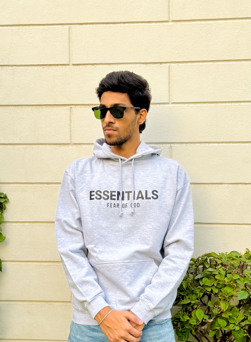 Essential Heather Grey Hoodie