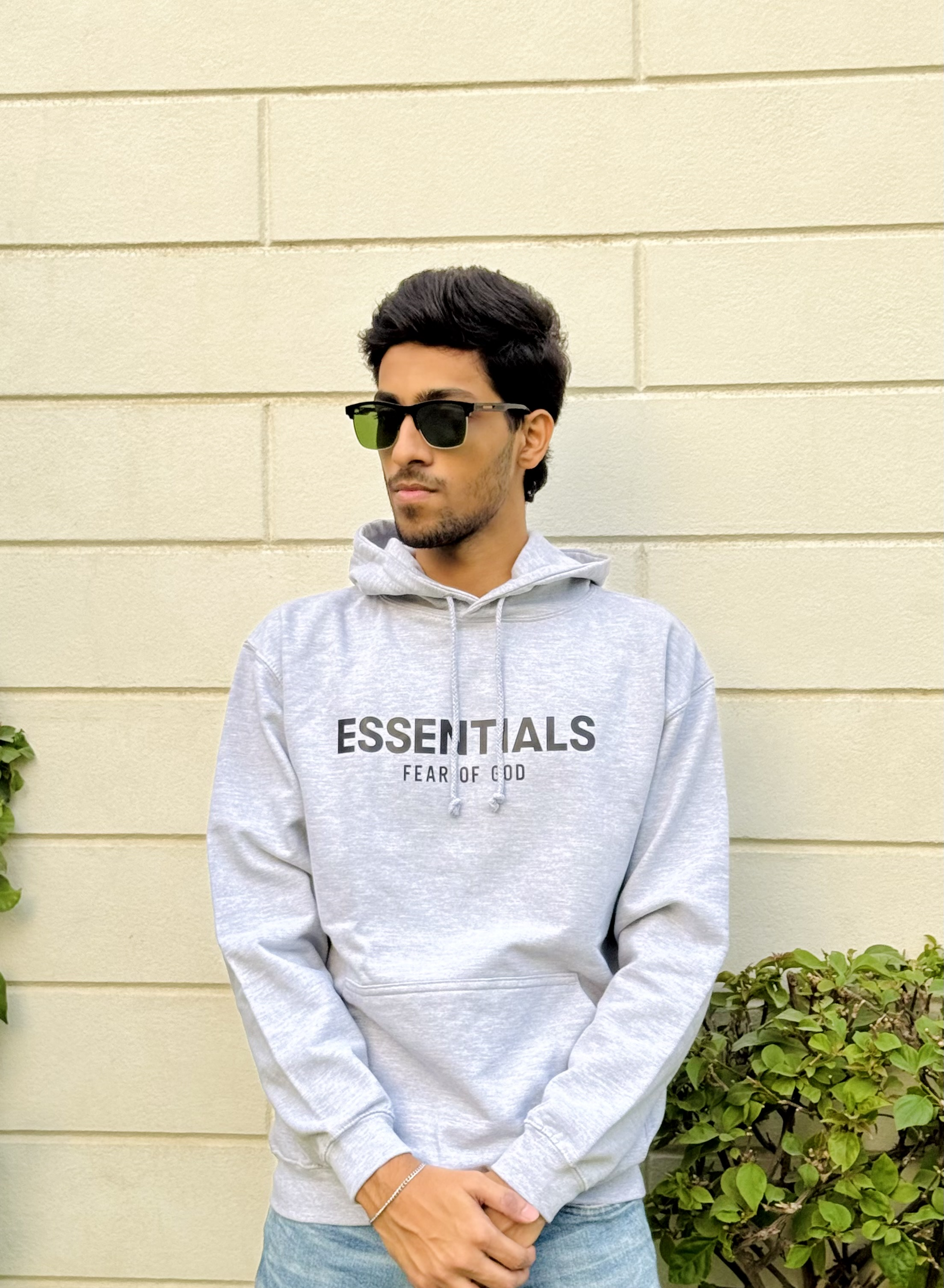 Essential Heather Grey Hoodie